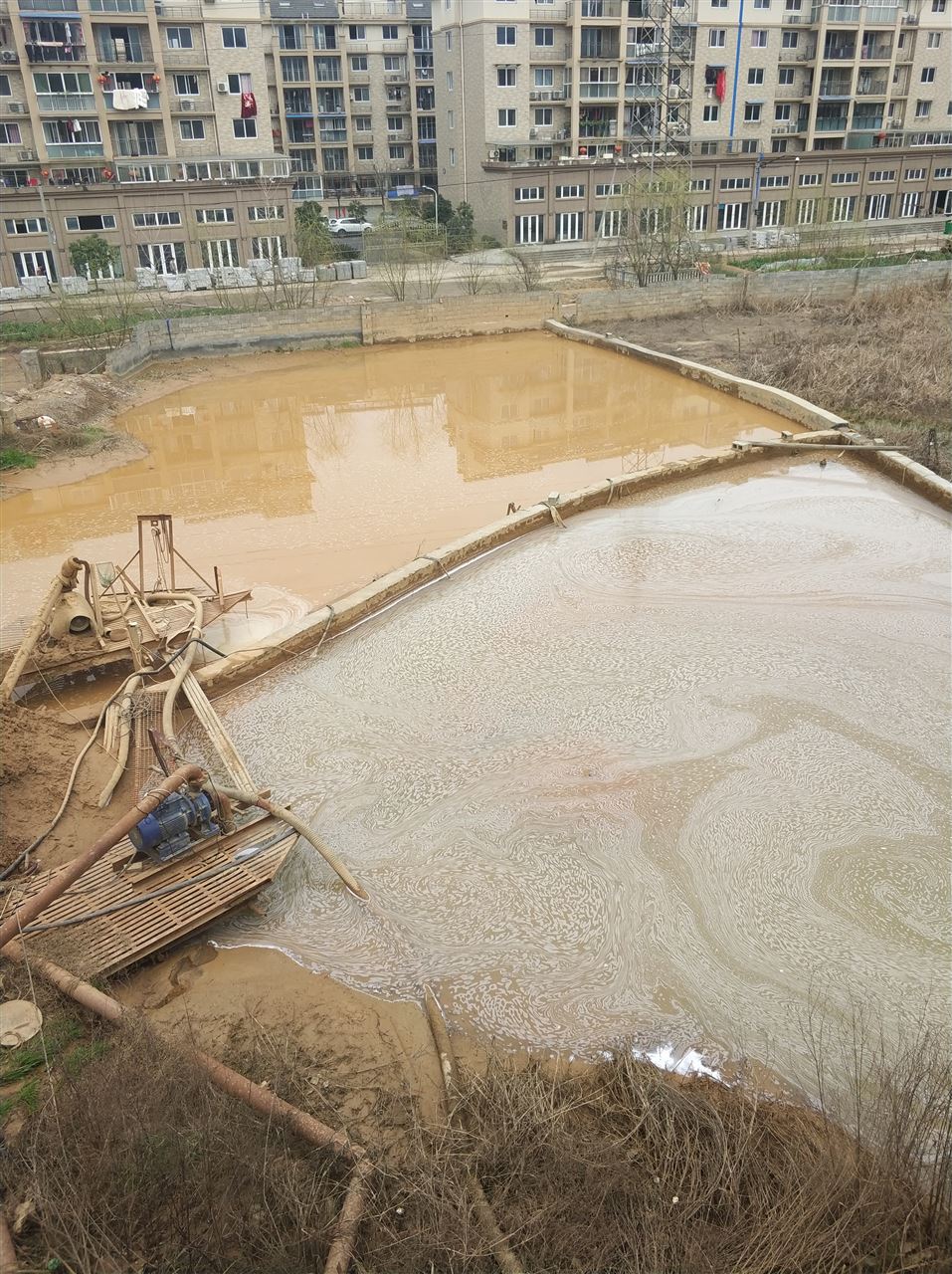 渭南沉淀池淤泥清理-厂区废水池淤泥清淤