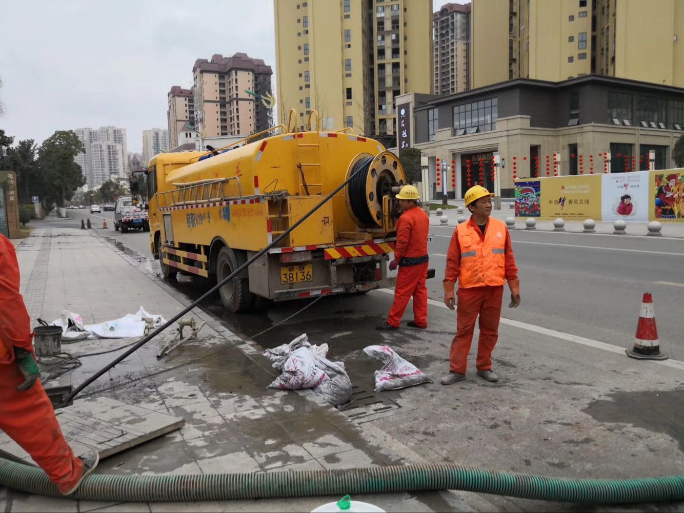 渭南排污管道清淤-管道清洗